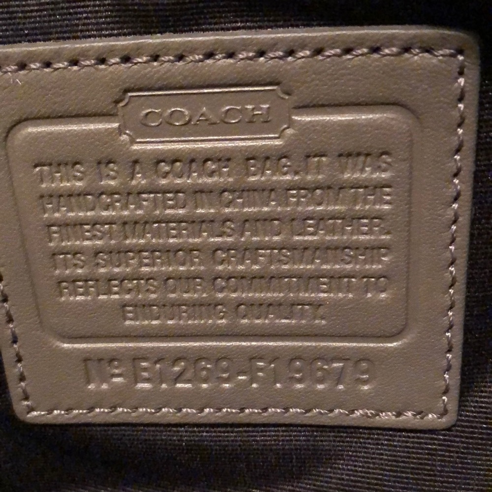 Coach Soho Embossed Python Leather Shoulder Bag - Picture 15 of 16